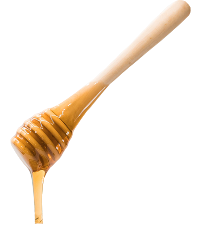 Photo de la cuillère de miel